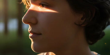 Side profile showing the nose exposed directly to sunlight.