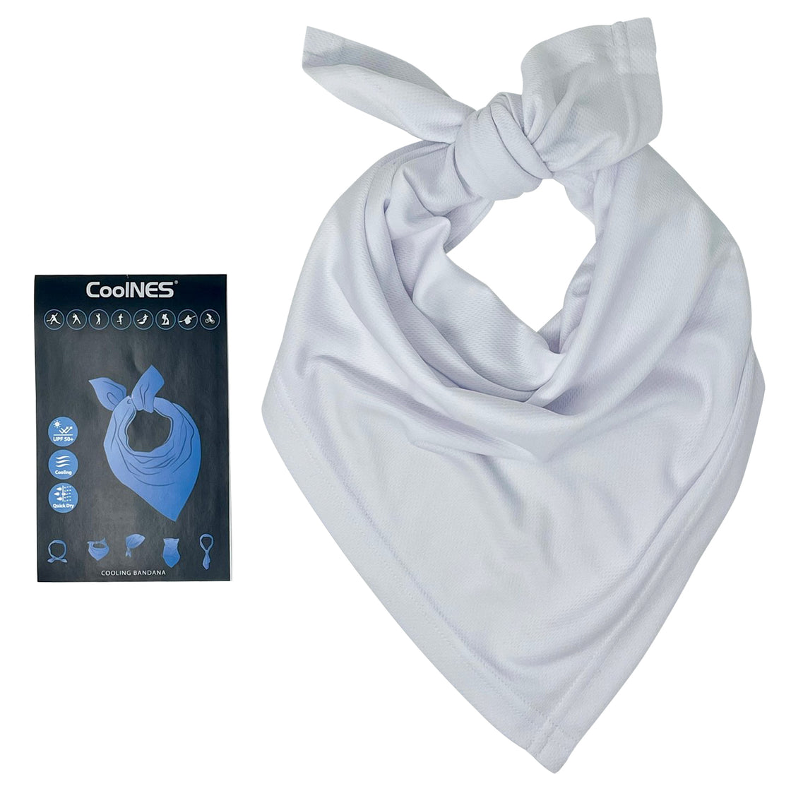 CoolNES - Cooling Bandana Adjustable Cools Instantly When Wet UPF 50 –  CoolNES®